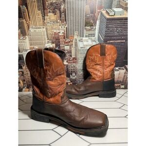 Justin Boots Men's Sz 11 D Work Square Soft Toe